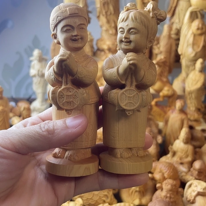 柏木（崖柏）崖柏金童玉女高11公分