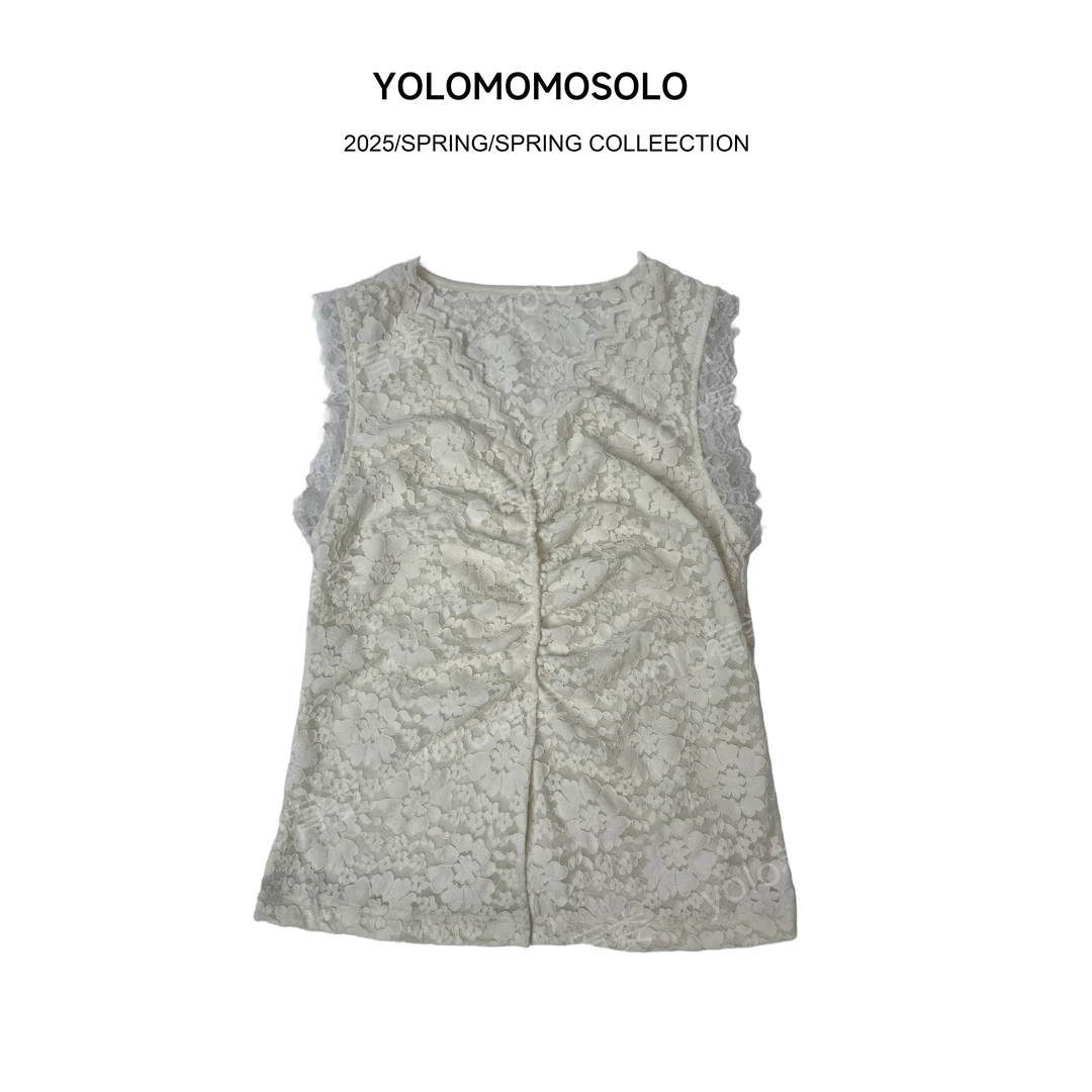 YOLO清仓专属背心休闲无袖设计师重工通勤女装背心时尚无袖M318