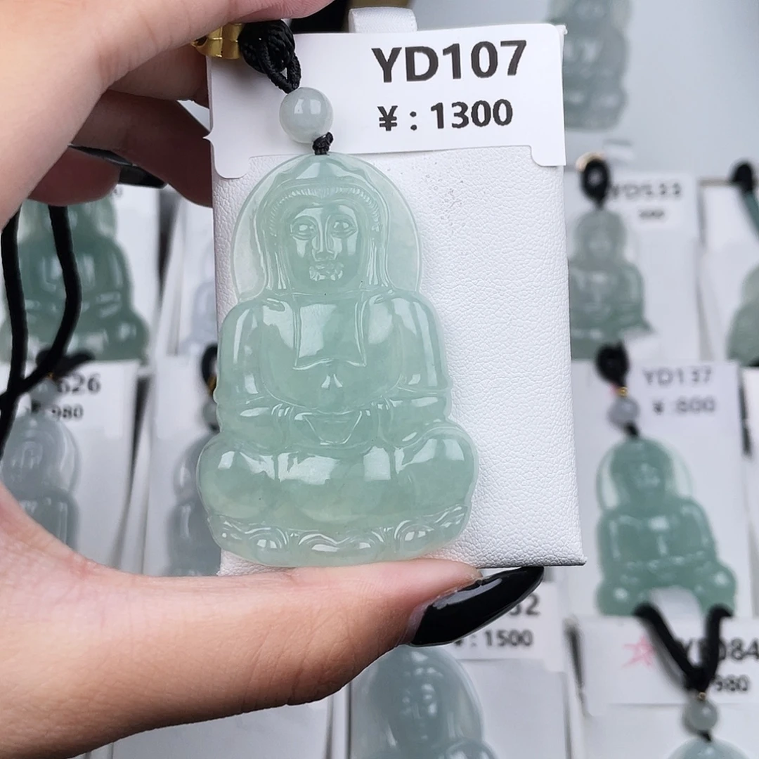 翡翠未镶嵌颈饰YD107