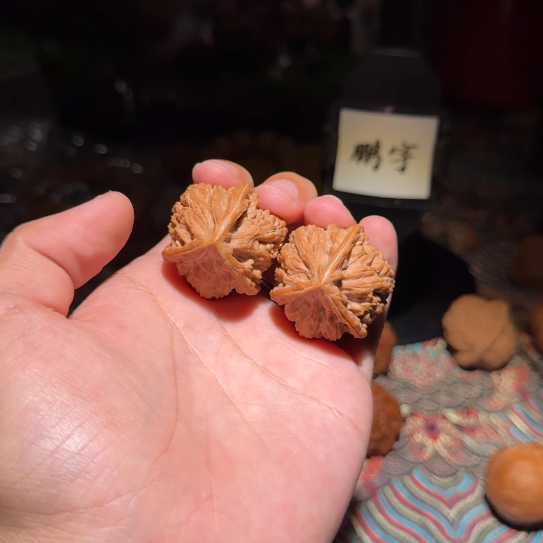 把件核桃1254号37文山奔奔文玩核桃