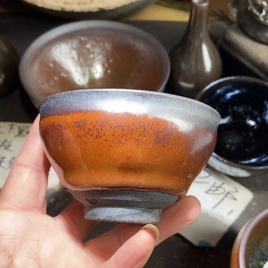 茶盏野*432 建阳建窑建盏微瑕