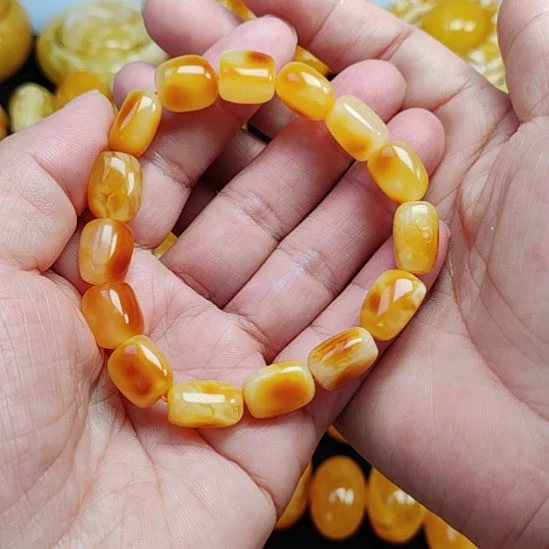未镶嵌蜜蜡手绳手串10