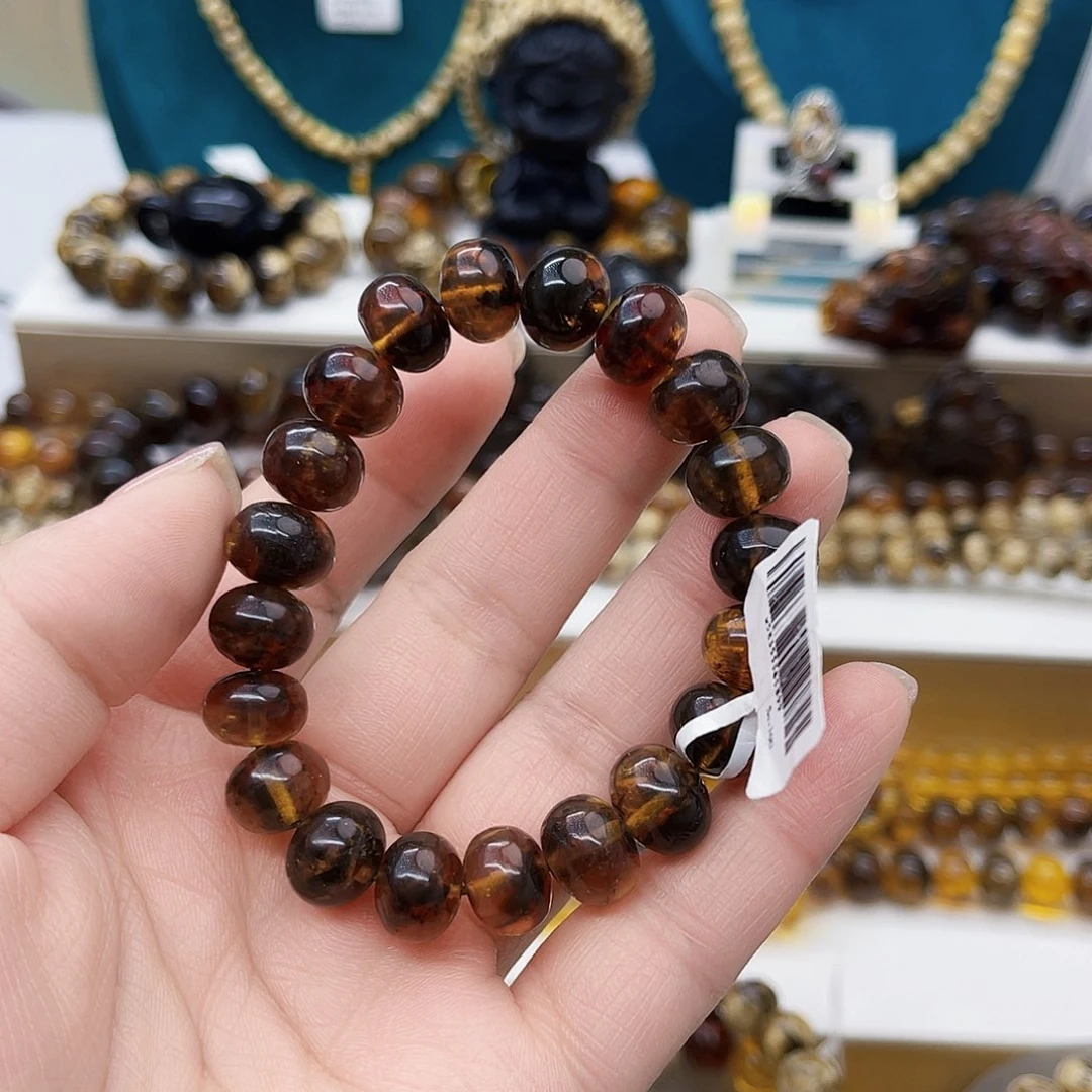 琥珀手链未镶嵌抚顺琥珀11