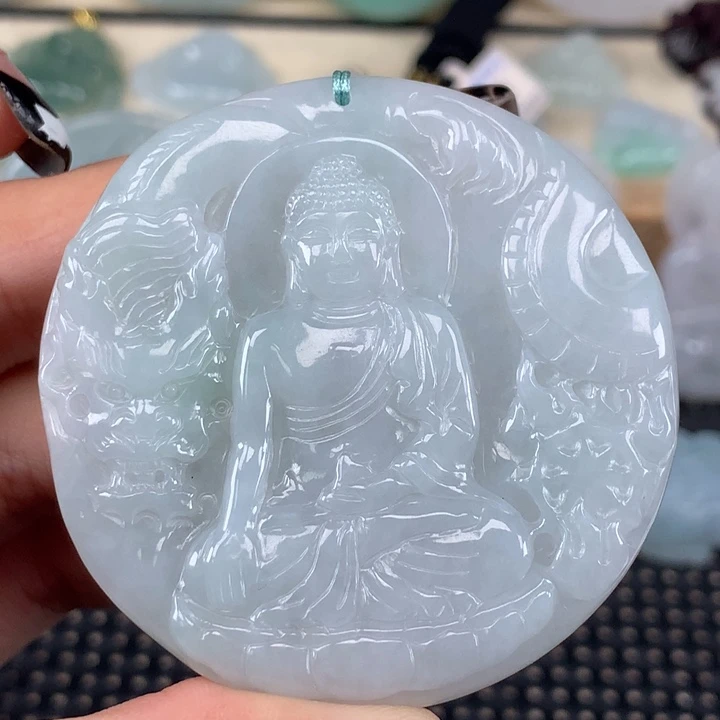 颈饰未镶嵌翡翠阿弥陀佛