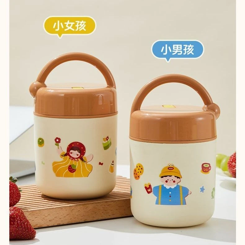 早餐杯不锈钢多层上班族密封便携保温饭盒学生小型饭盒汤杯子GMQ