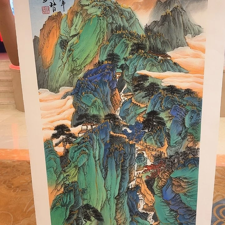 国画书法作品多次参加