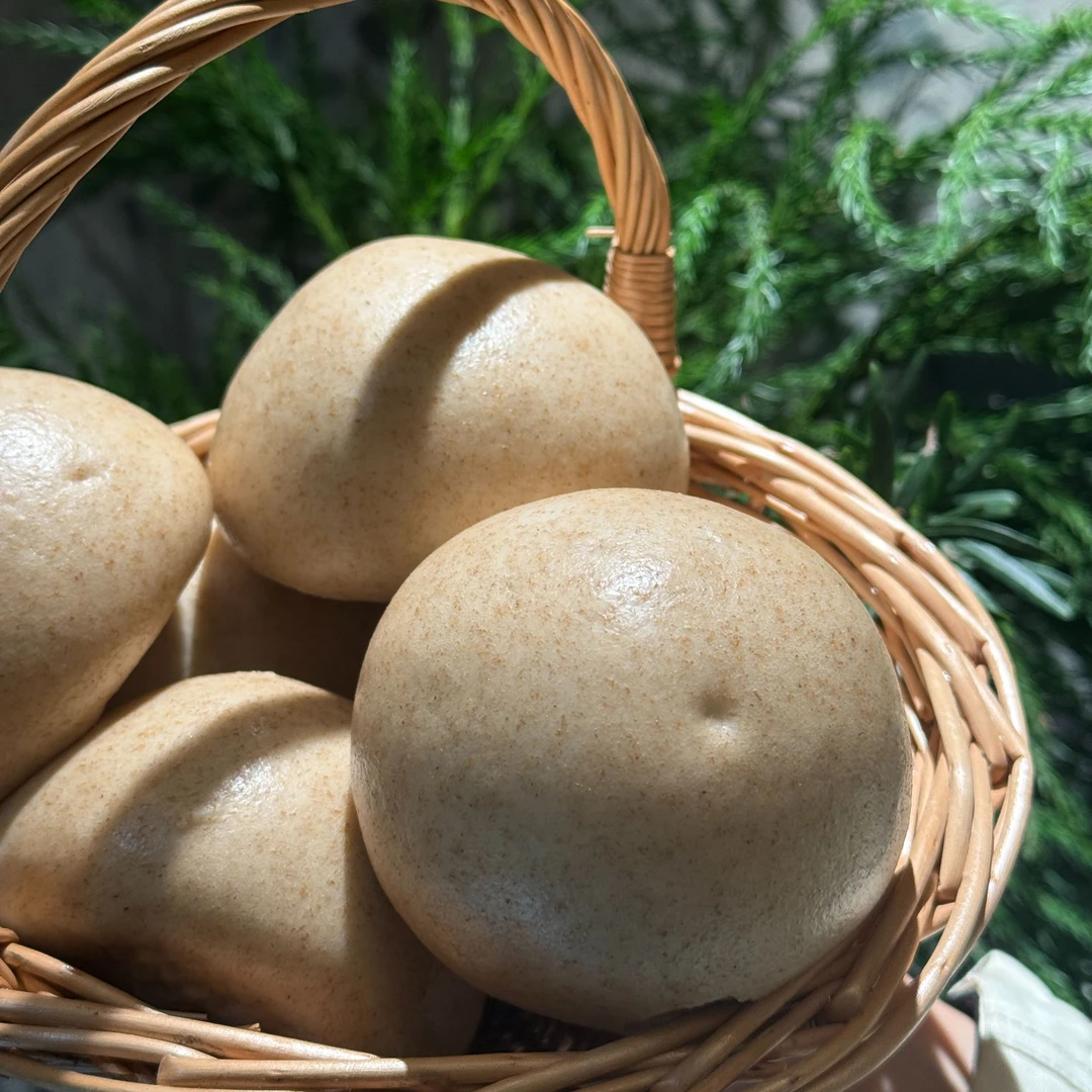 《小翠山货》全麦馒头 手工老面发酵   100gX24个