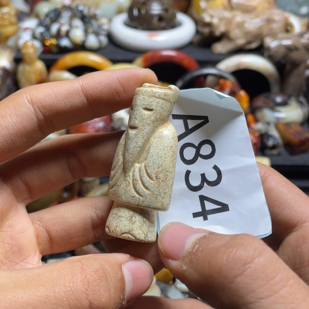 和田玉（糖玉）挂件未镶嵌
