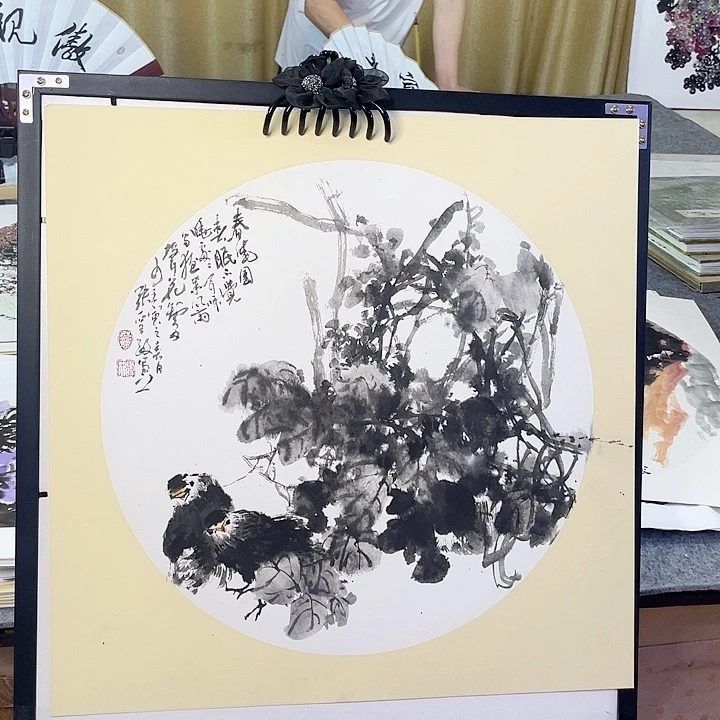 国画张圣敏先生纯手绘作品