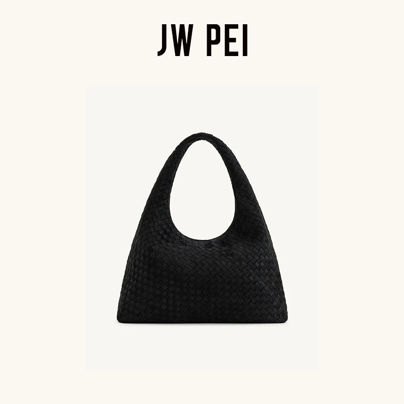 JW PEI仿麂皮编织单肩包laura大容量复古复古高级感新款女5S286