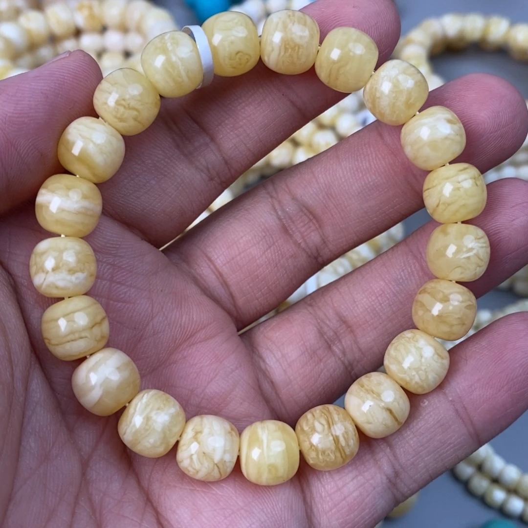 未镶嵌蜜蜡珠宝奇石11mm 16.9g