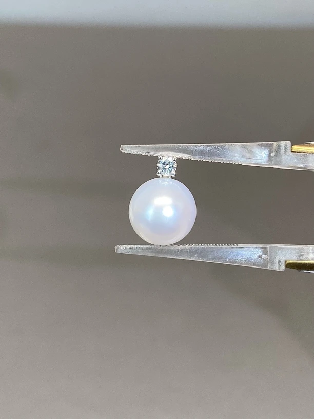 【补贴款】天然海水珍珠南阳澳白9.95mm(不含链)