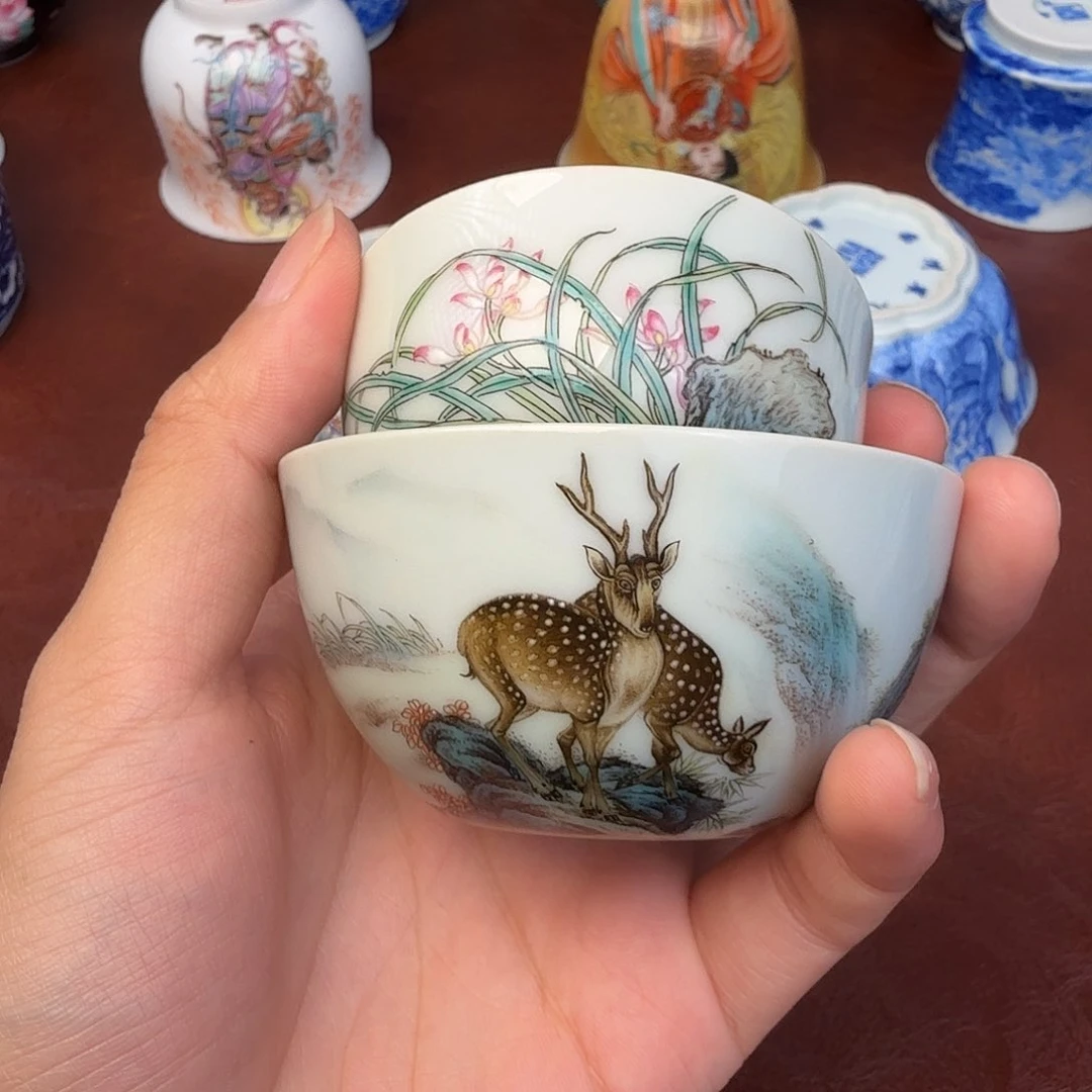 杯凡***哥现代景德镇全手工全手绘茶具1688888