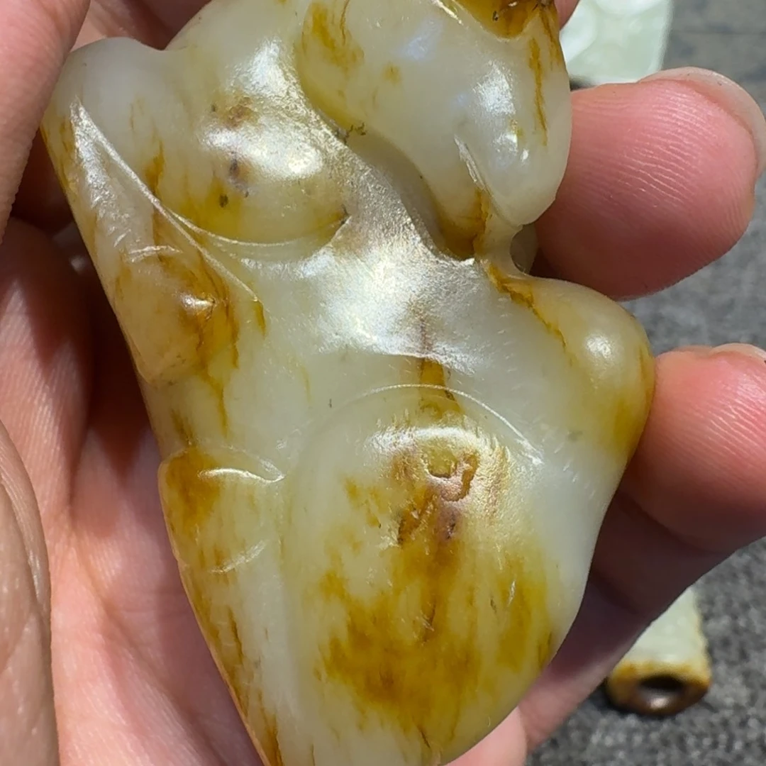 未镶嵌和田玉挂件甘*