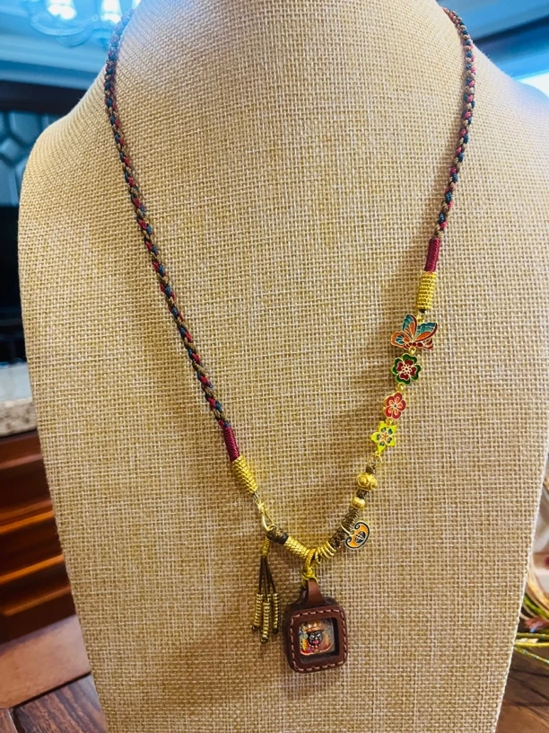 扎吉拉姆 泥擦擦 唐卡吊坠护身符