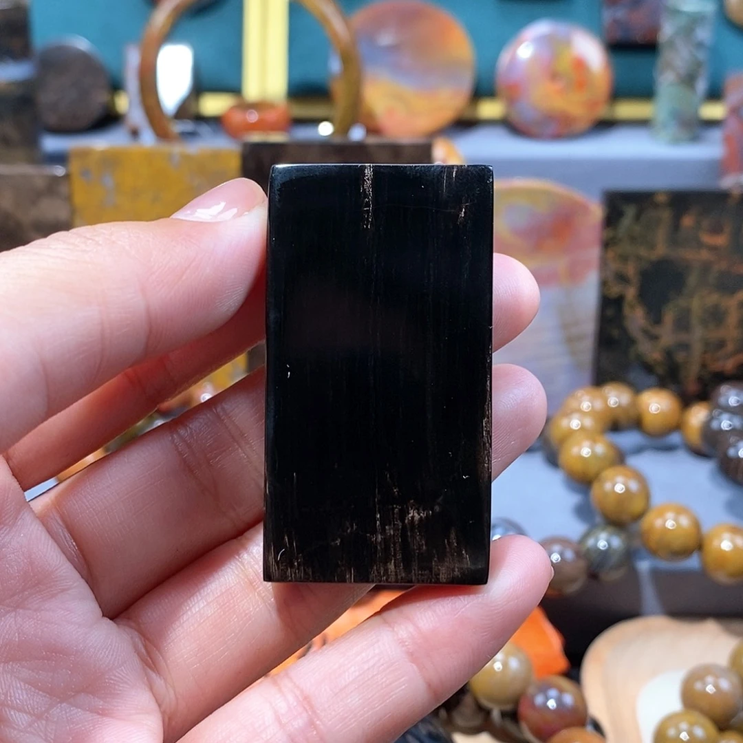 硅化玉天然北票硅化玉牌子未镶嵌