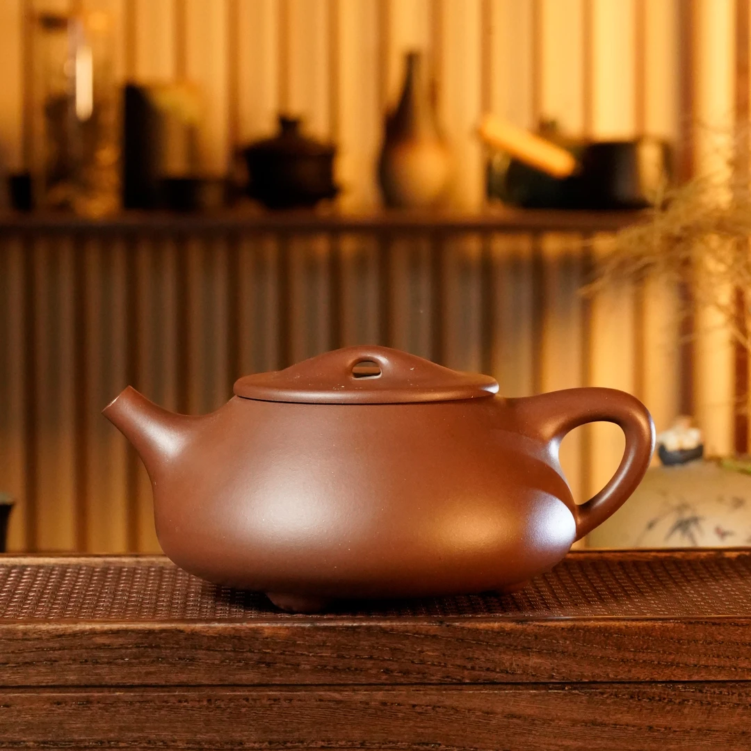 LLK-069  李立科   宜兴手工紫砂   满瓢