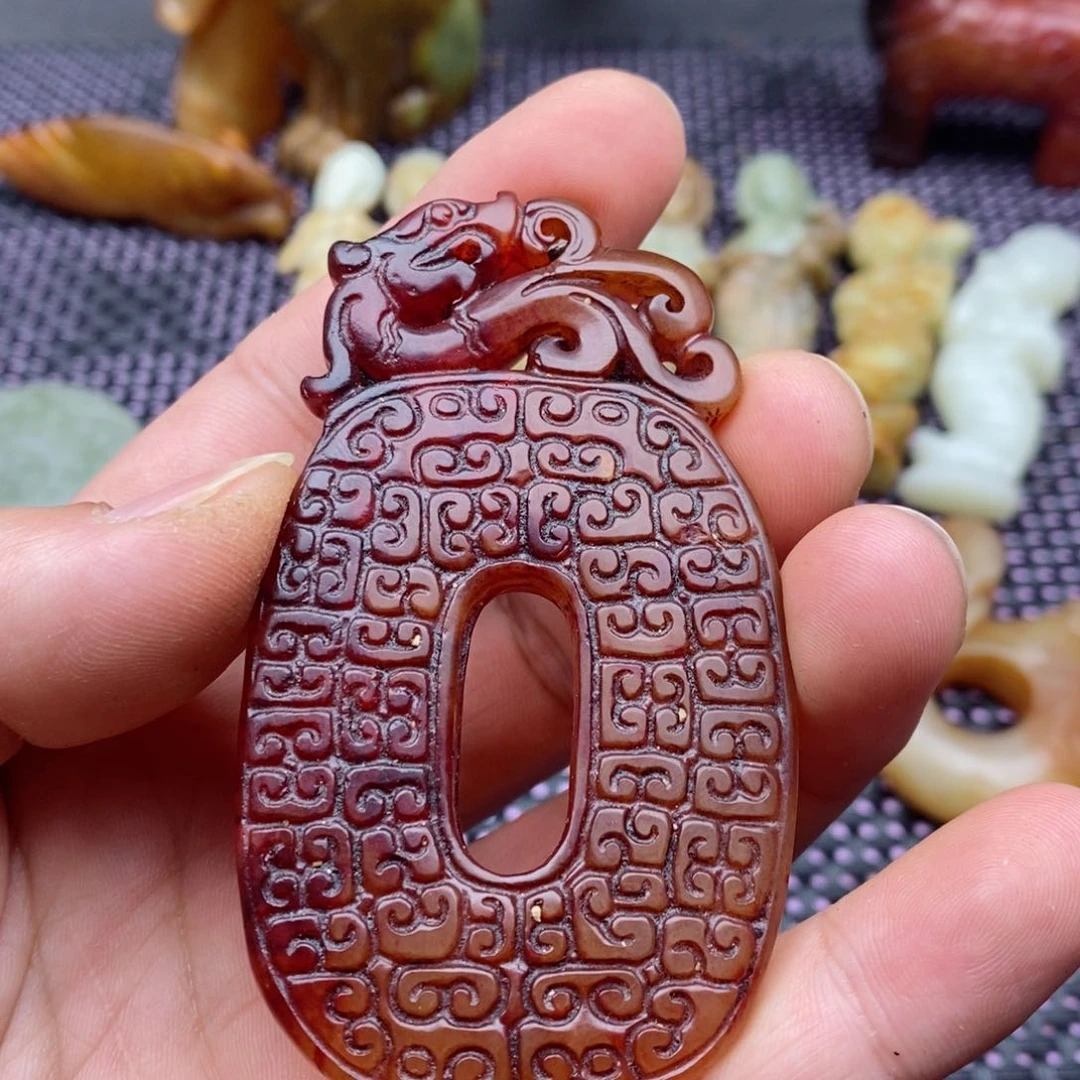 蛇纹石玉颈饰未镶嵌洙*