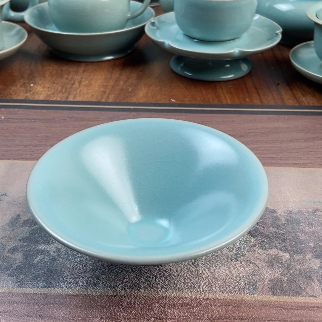 摆件原产地原矿汝瓷～茶器