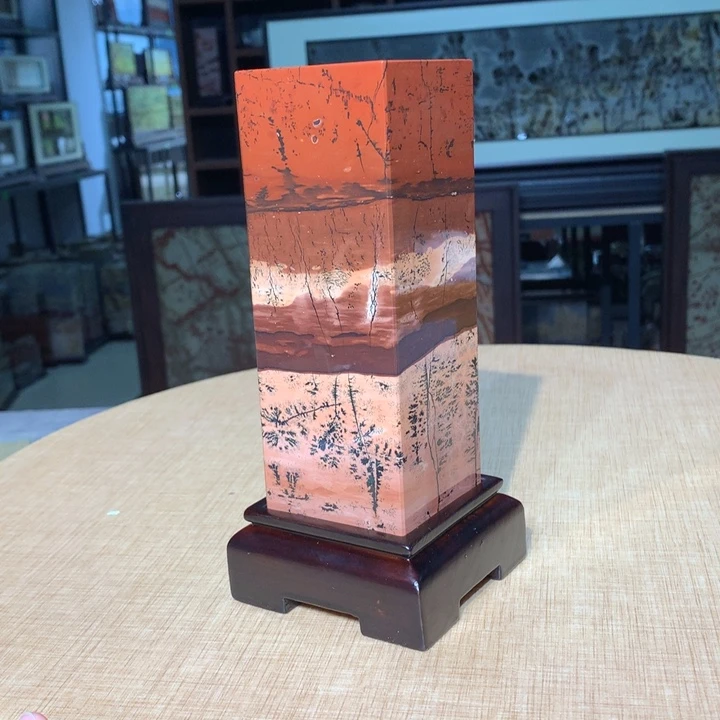 ，广西国画石摆件，收藏观赏