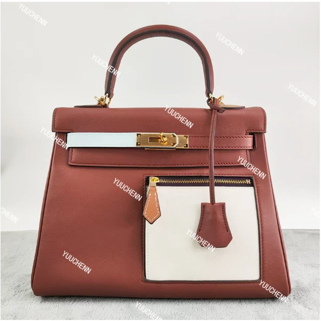 28cm 原创设计高定真皮包 HH4515