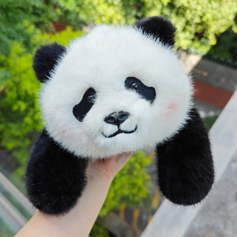 大熊猫福宝仿真趴趴熊猫毛绒玩偶柔软抱枕公仔纪念品礼物