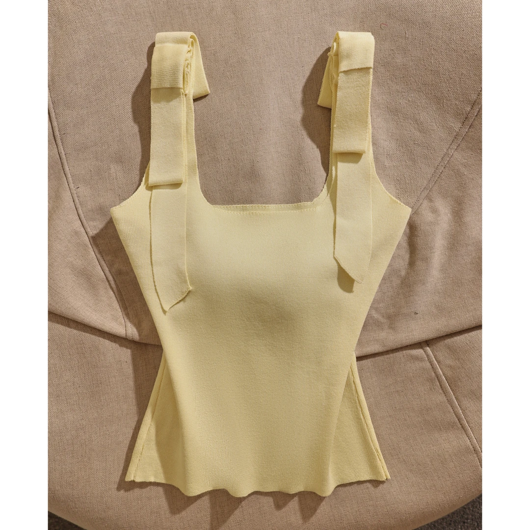 欧美风新款女装设计感气质小众百搭简约纯色吊带背心上衣性感辣妹