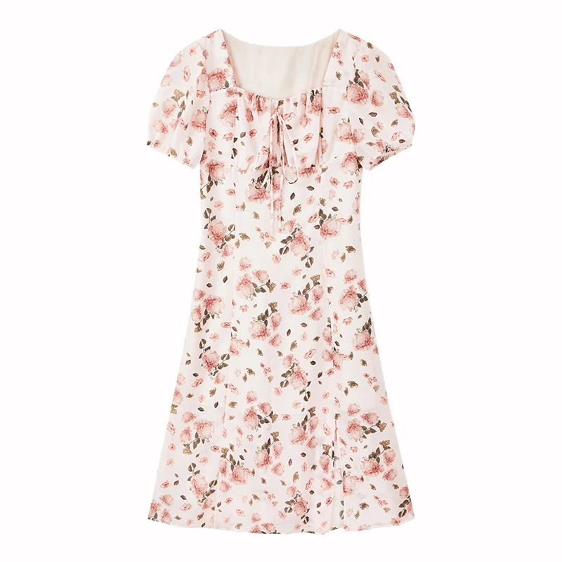 【女乔专属】U领连衣裙N6327