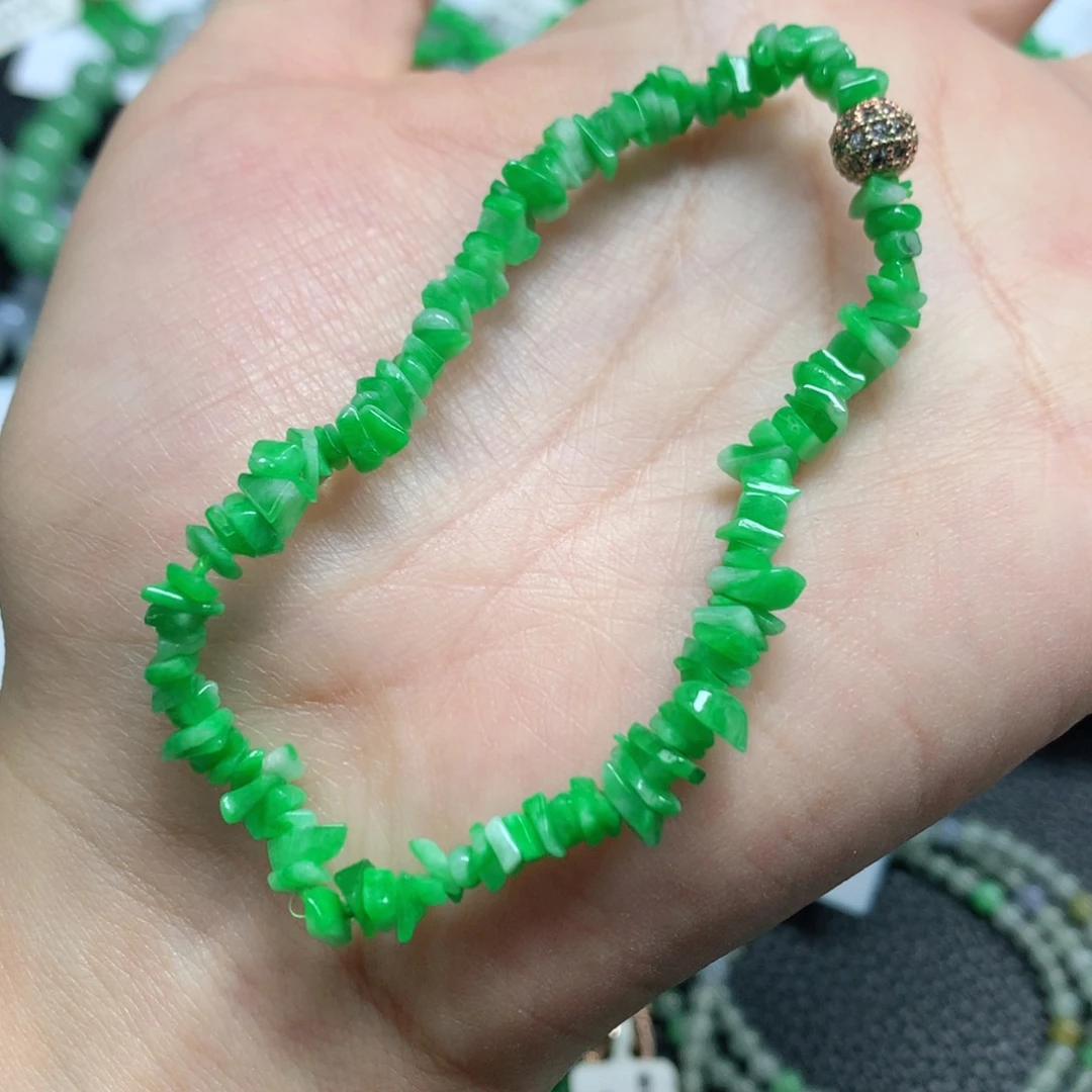 未镶嵌手链翡翠翡翠