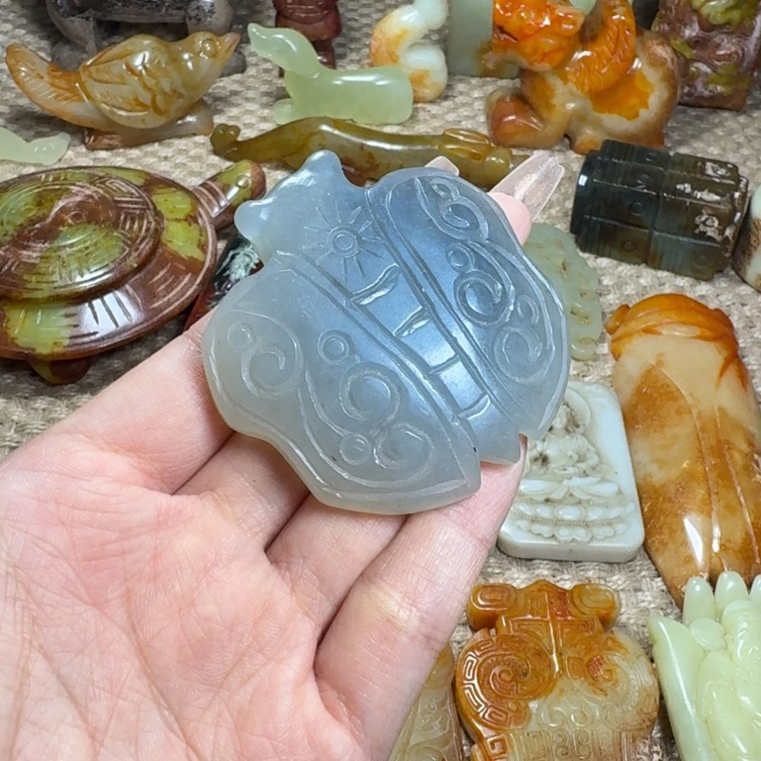 白玉菩提吊坠挂件