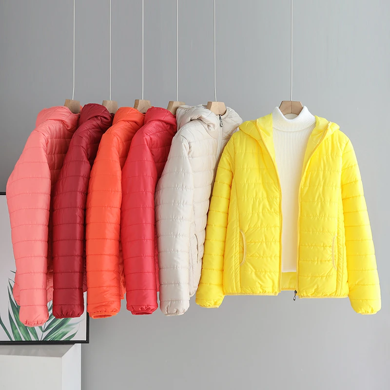 连帽短款棉服棉衣薄款冬季保暖韩版外套大码女士修身休闲