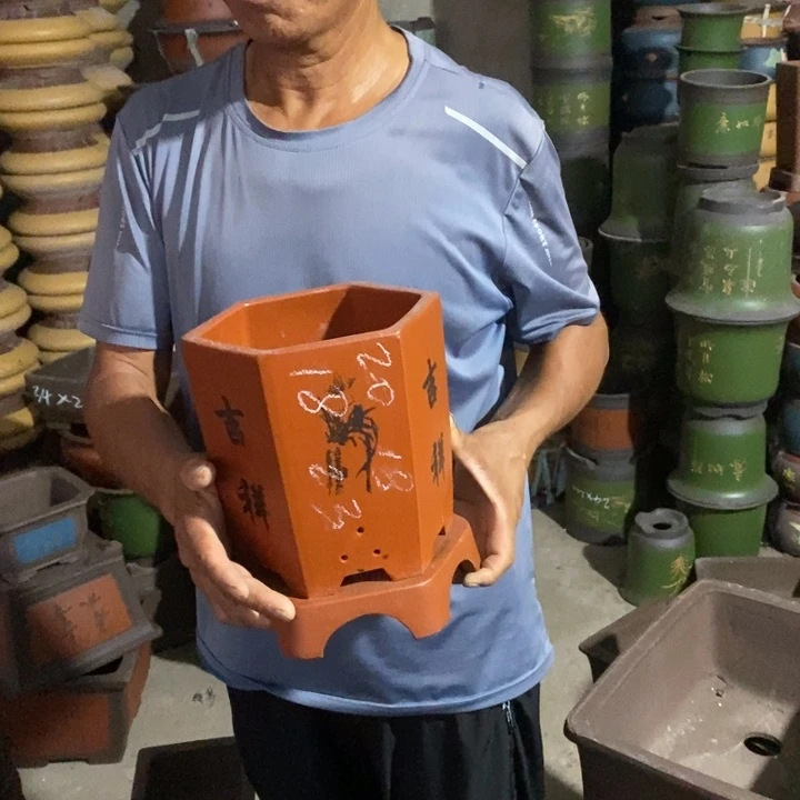 紫砂花盆紫砂花盆