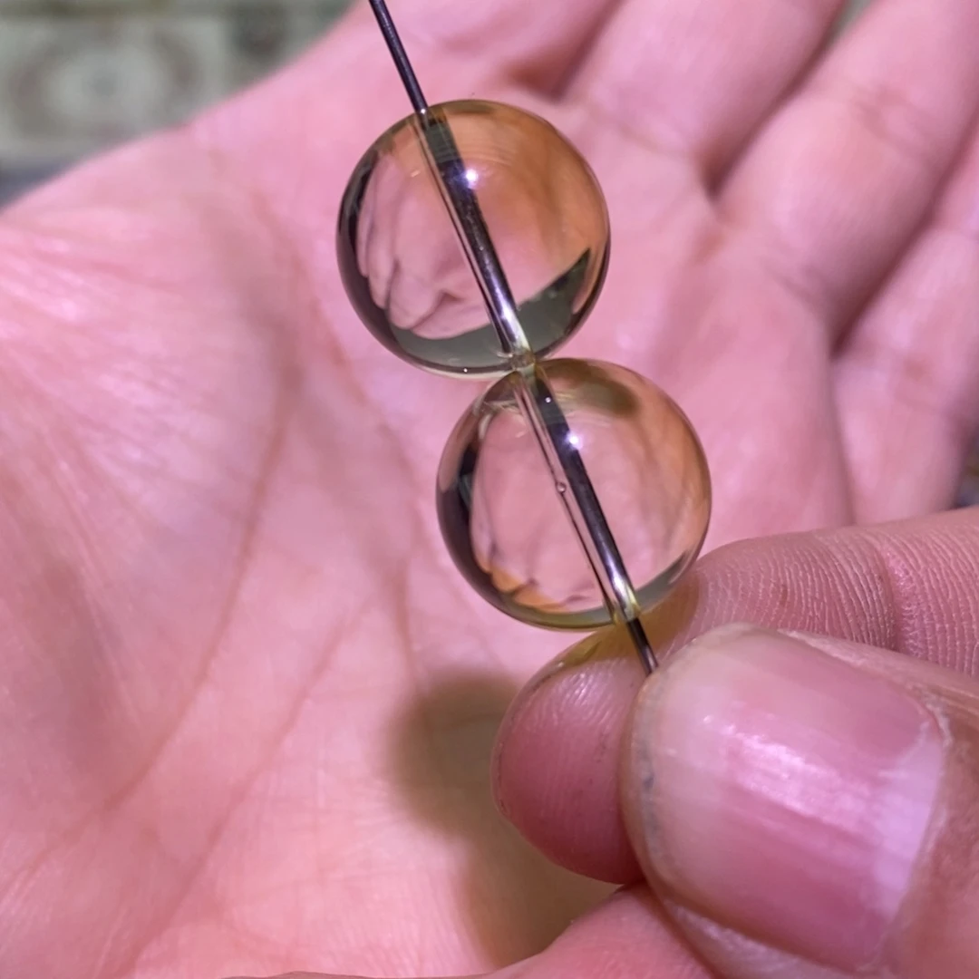 水晶手串未镶嵌黄水晶