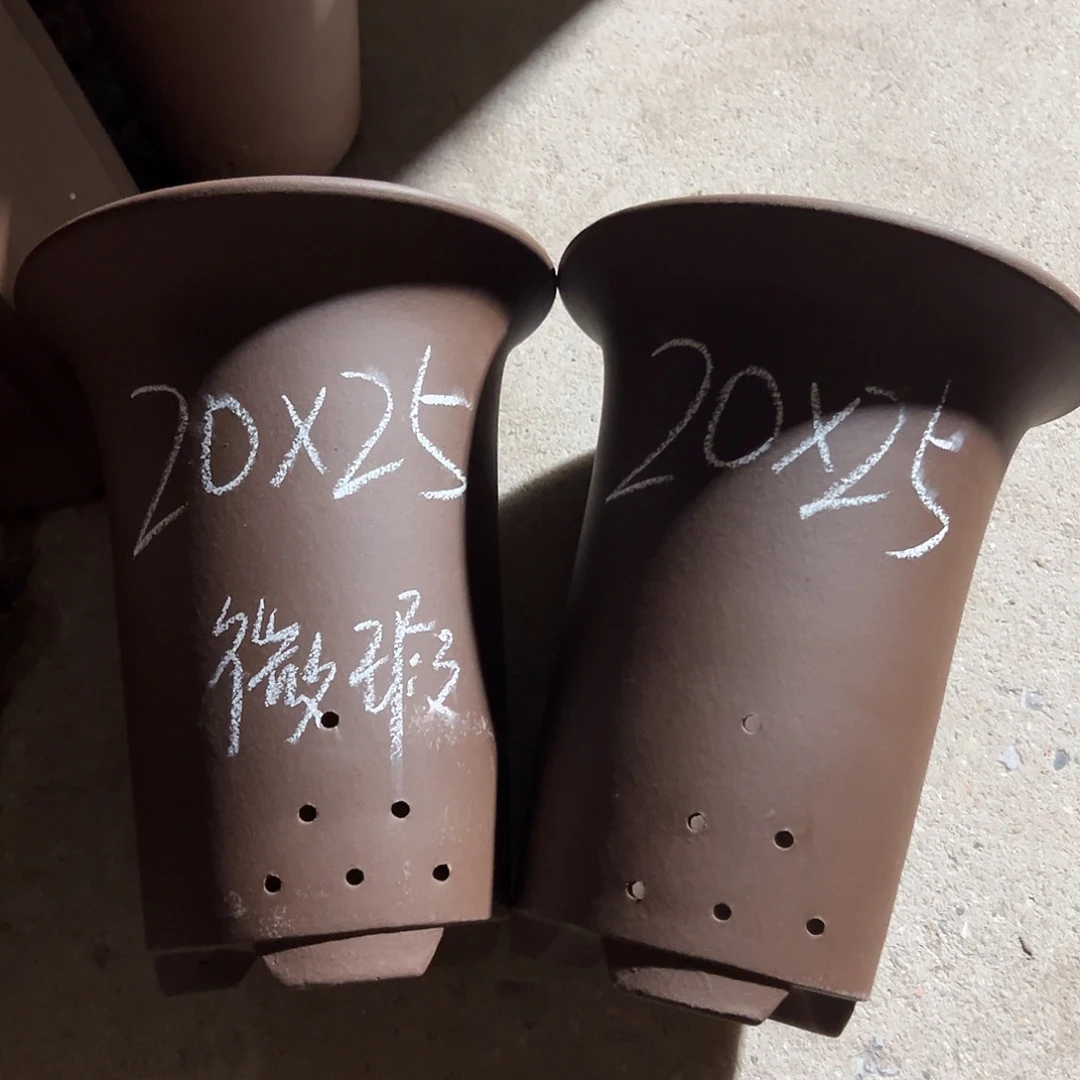紫砂花盆宜兴紫砂花盆源头2只