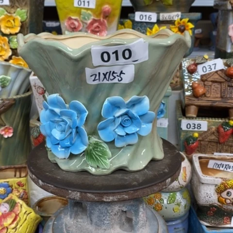 【闪购商品】红陶粗陶材质多肉花盆