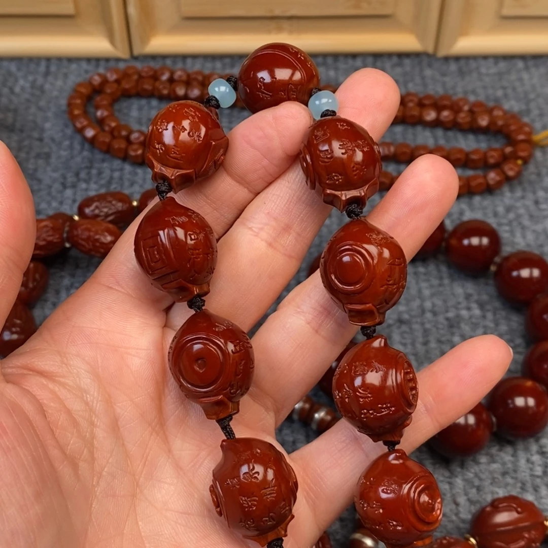 故***会手串/手链橄榄核八把壶