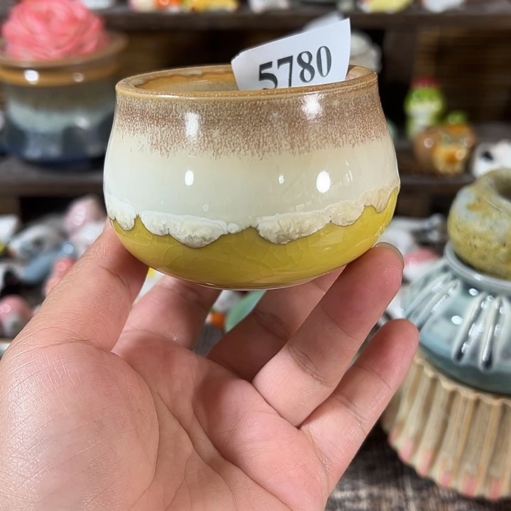 口5 手工花盆满30包邮