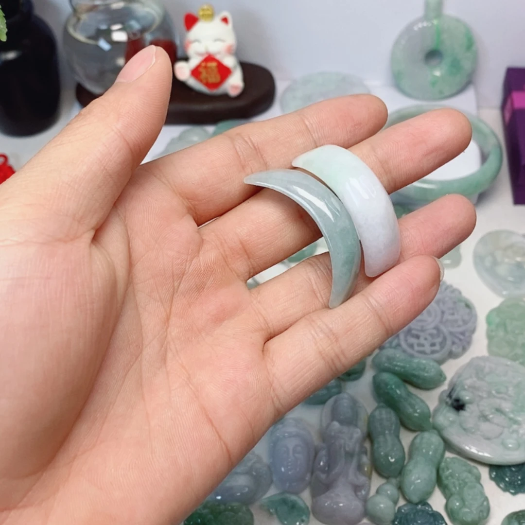 翡翠未镶嵌吊坠(不含链)翡翠手牌