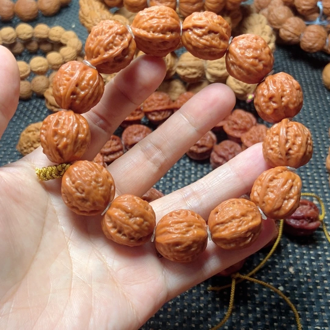 ^***见吊坠文玩核桃粗筋手串
