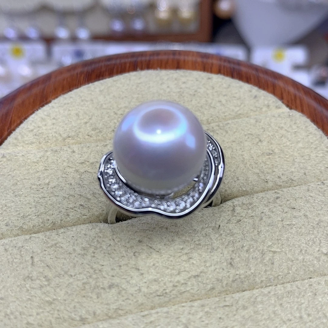淡水珍珠合金戒指14.3