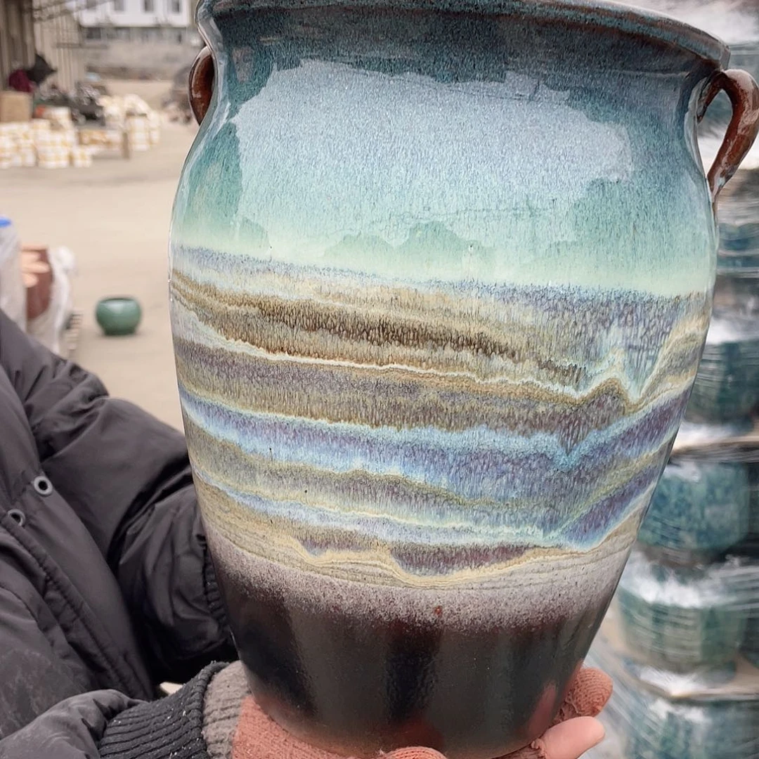 紫砂表弟花盆0305-805