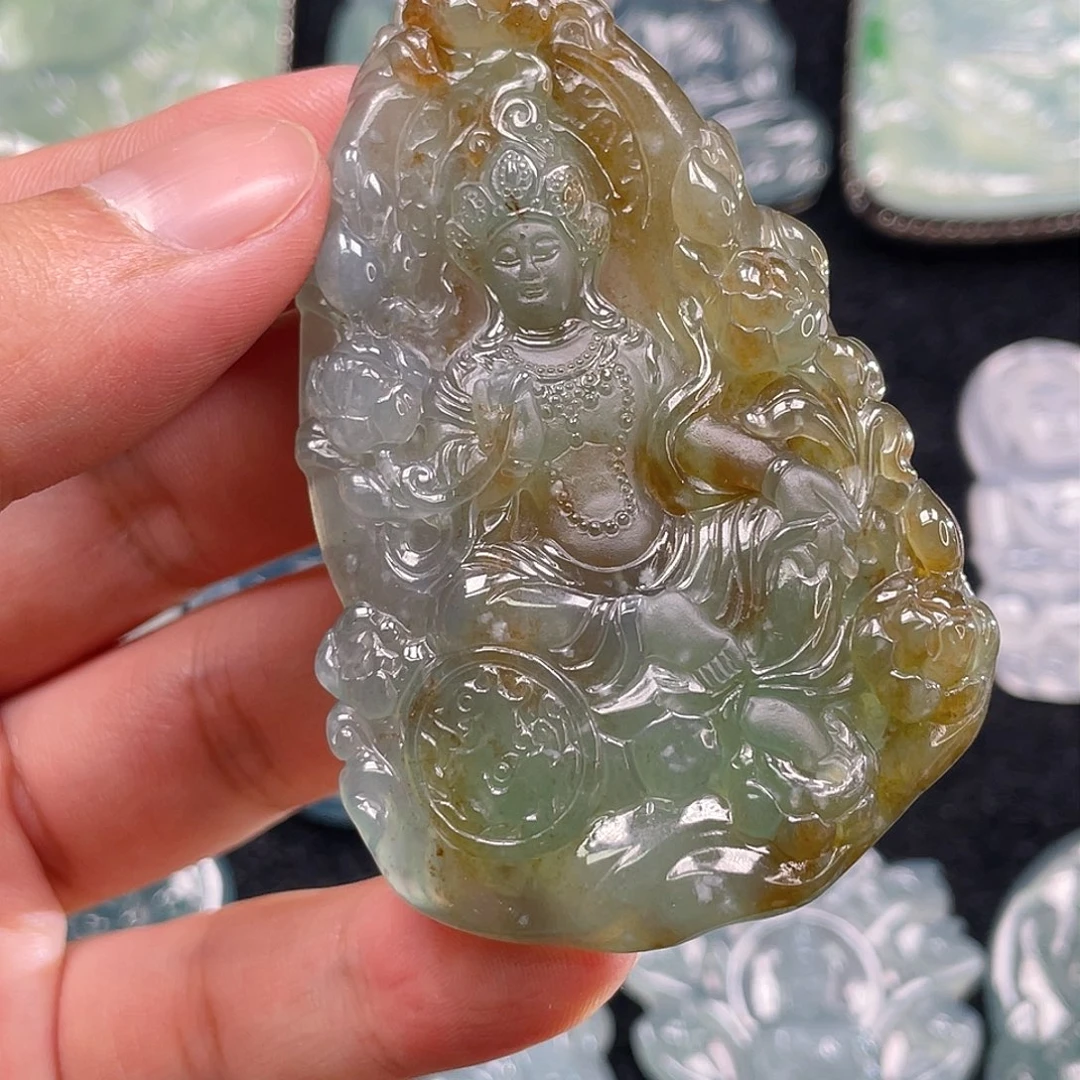 颈饰未镶嵌翡翠6，