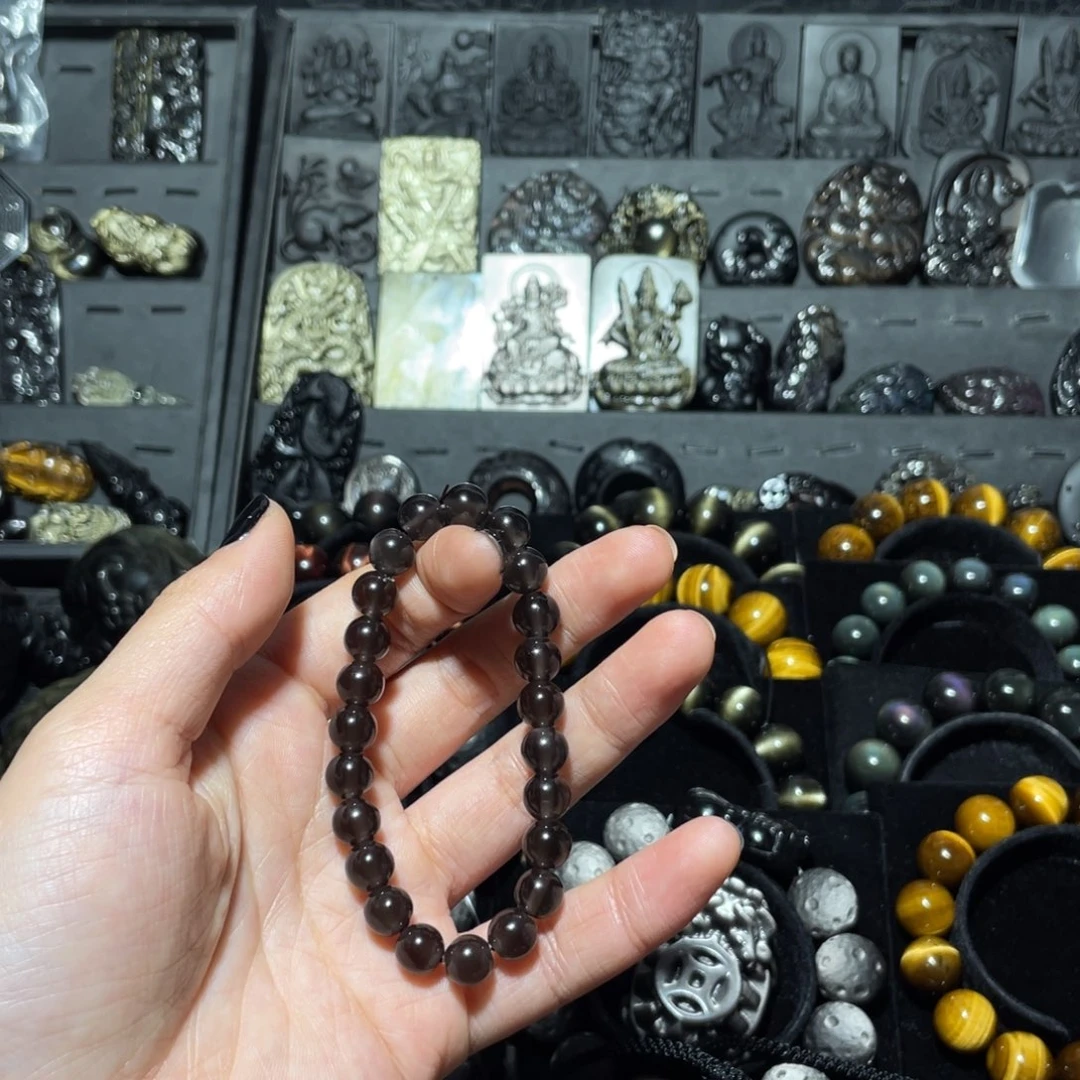 赫***杰黑曜岩未镶嵌珠宝奇石