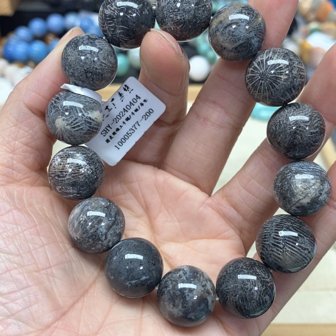 硅化珊瑚（珊瑚玉）手链未镶嵌X****）087