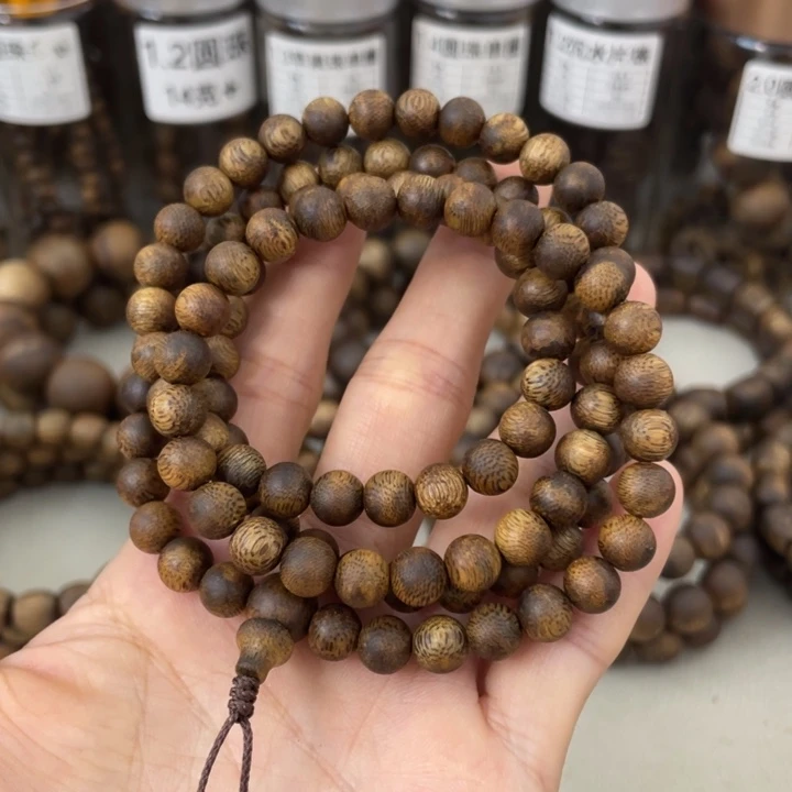 沉香沉香碎屑0.7圆珠多圈16g