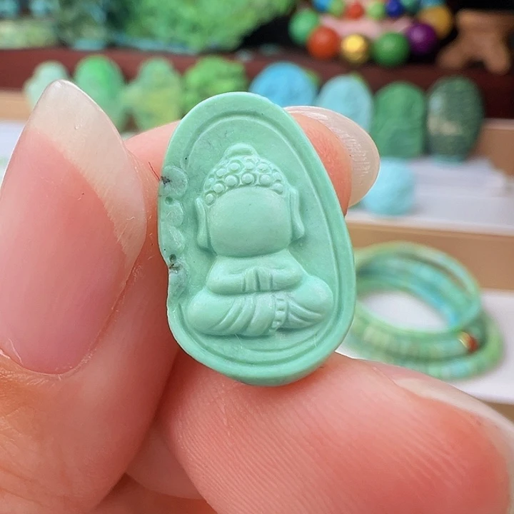 未镶嵌绿松石项链