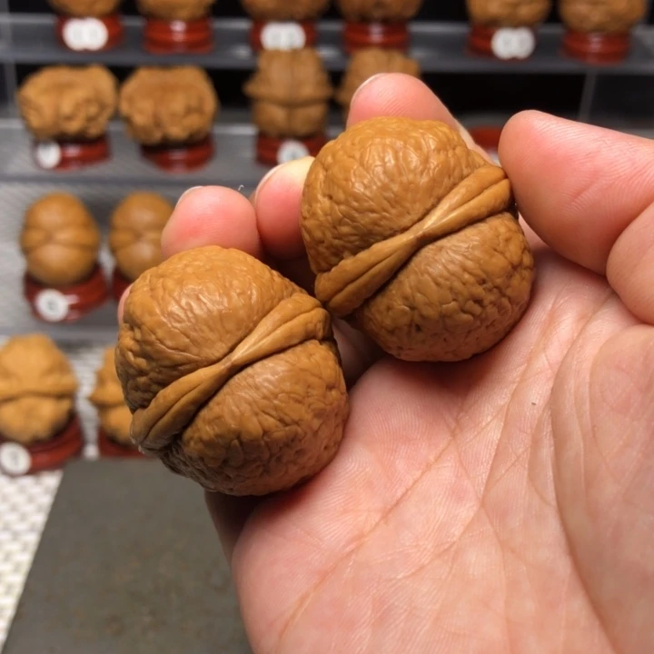 小***菊把件文玩核桃21仙鹤顶