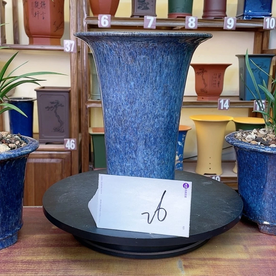 【闪购商品】紫砂花盆圆*兰花556688556985255585