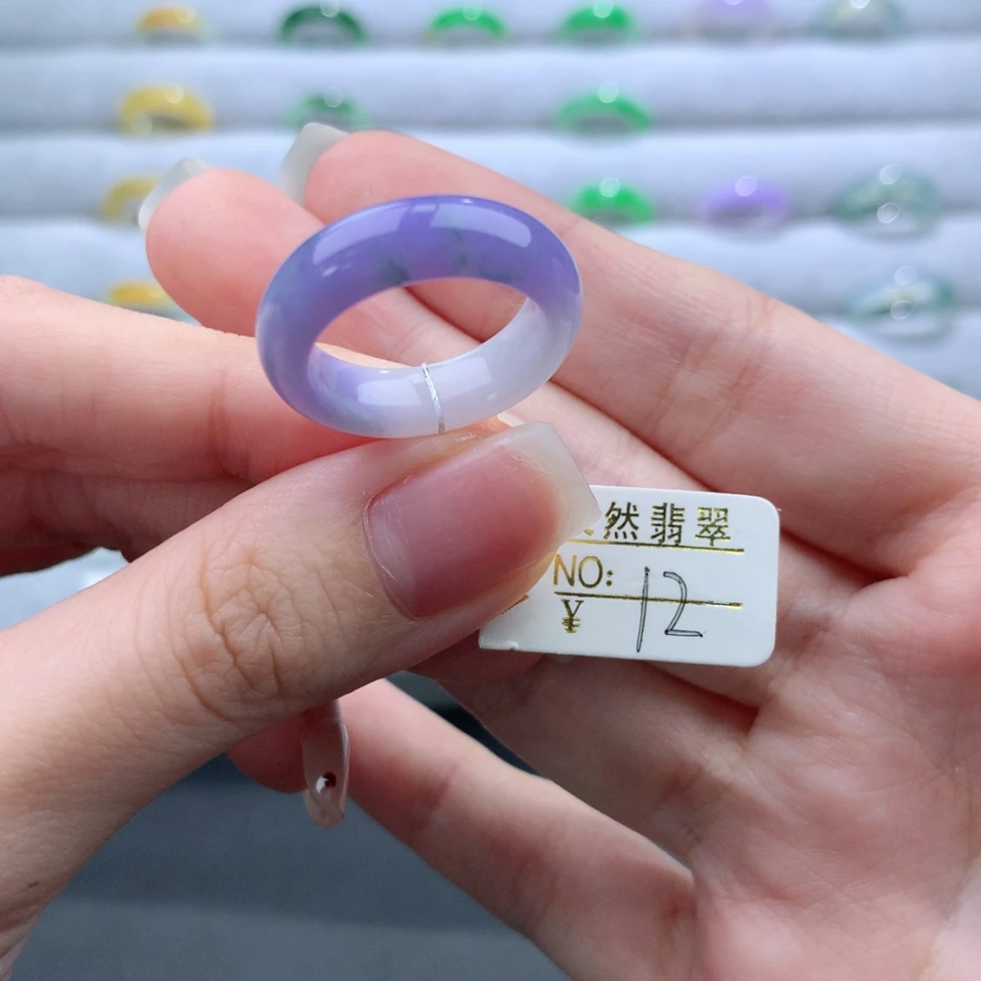 翡翠未镶嵌戒指戒指