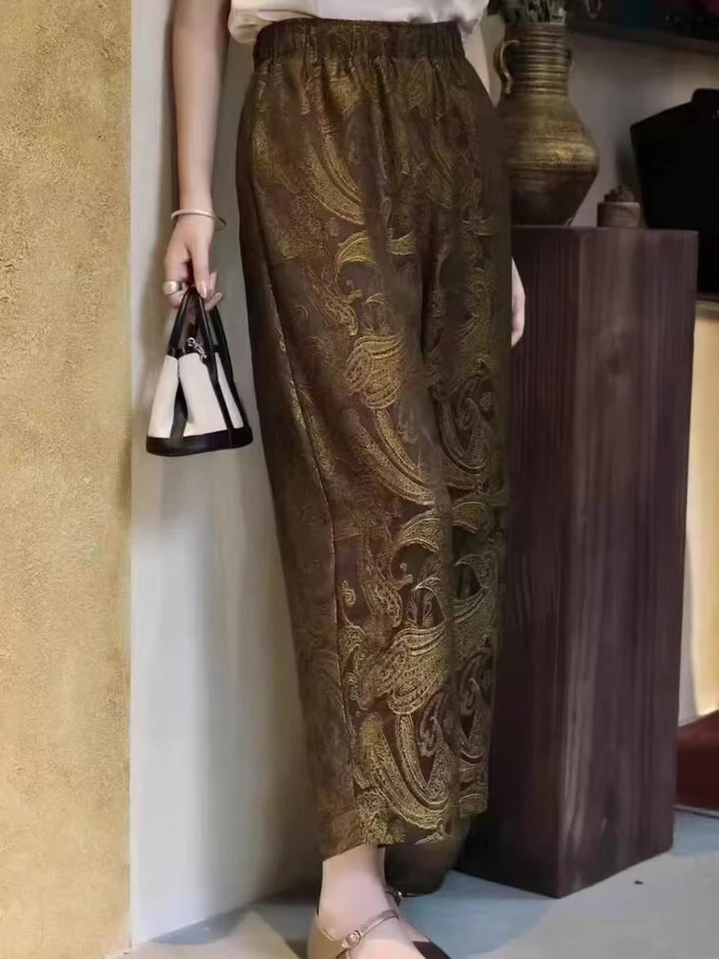【南油钱多多严选】新中式镰刀裤